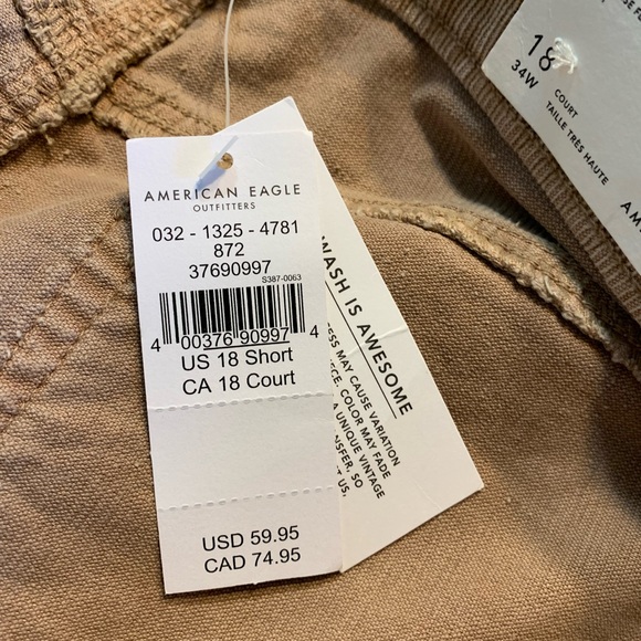 Stretch Corduroy Super High-Waisted Flare Pant Size 18 (34W) Short - Picture 8 of 11